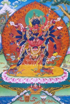Buddhist Painting - Heruka Tibetan Buddhism